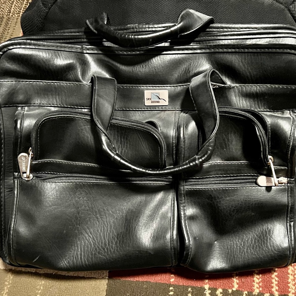 Black Skybound flight bag for a day trip or a overnight bag